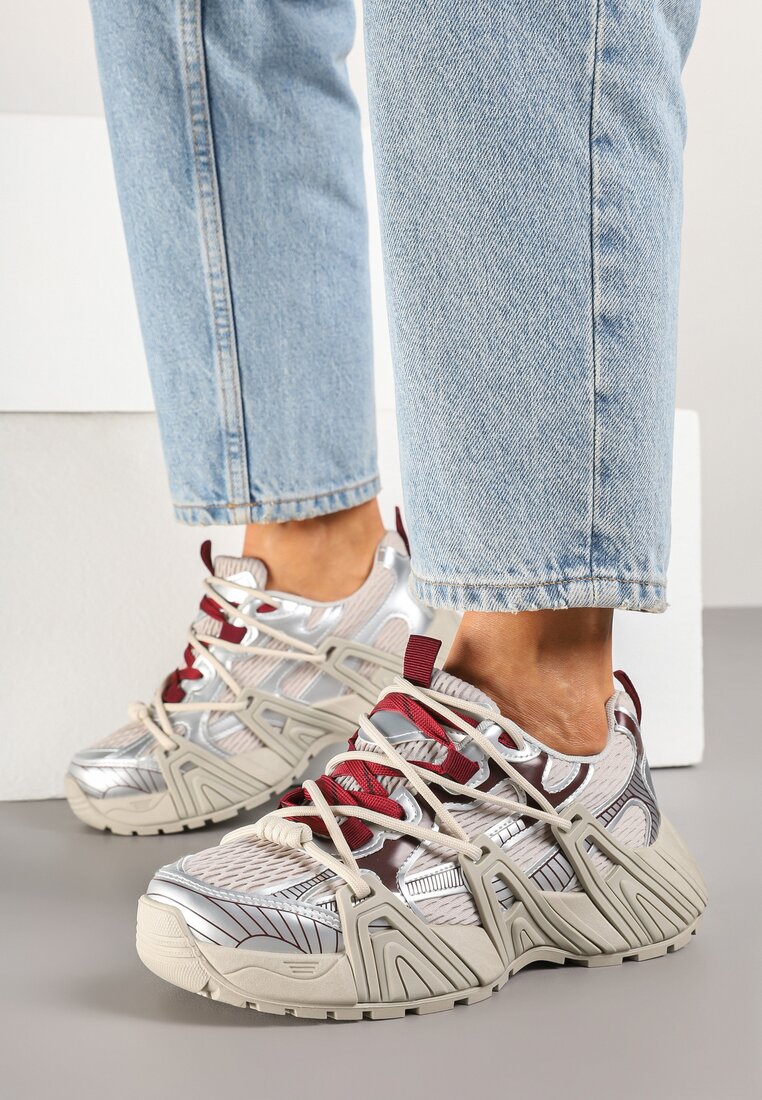 Sneakers Nuritha Argintii