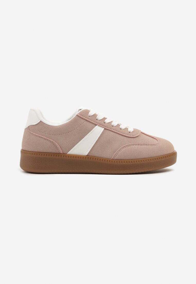 Różowe Sneakersy w Stylu Kultowych Tenisówek Gillifia