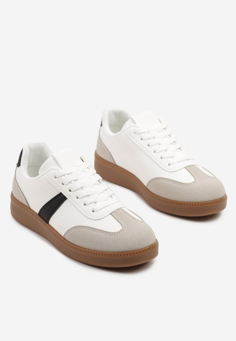 Białe Sneakersy w Stylu Kultowych Tenisówek Gillifia