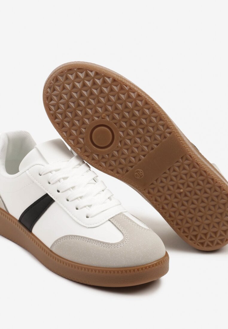 Białe Sneakersy w Stylu Kultowych Tenisówek Gillifia