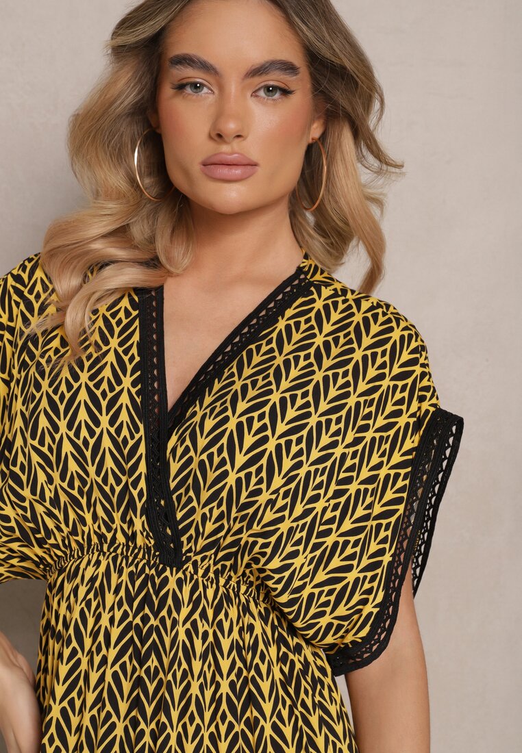 Rochie Lanadria Galbenă