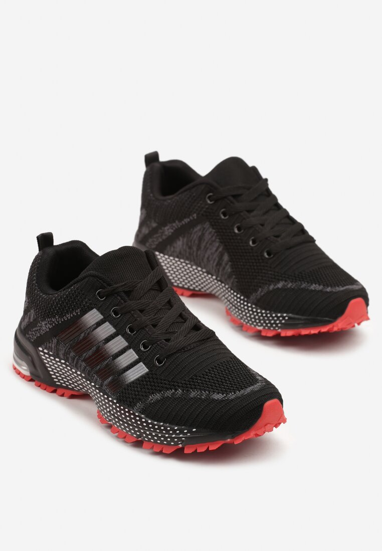 Sneakers Luricca Negru cu roșu