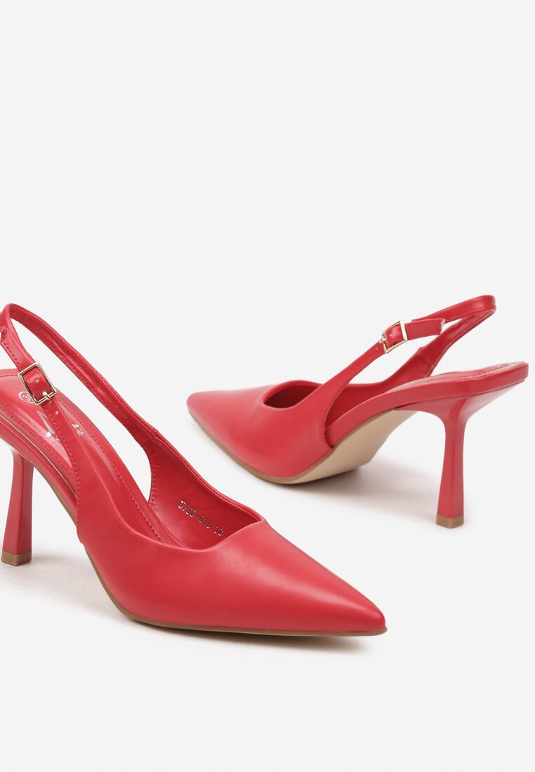 Pantofi stiletto Saniffia Roșii