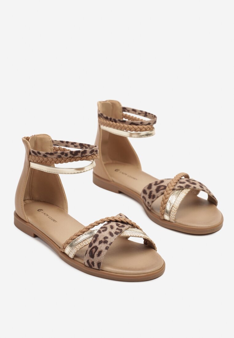 Sandale Luriosha Imprimeu leopard