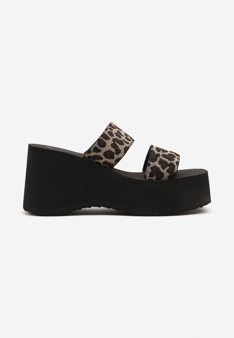 Papuci Panilia Imprimeu leopard