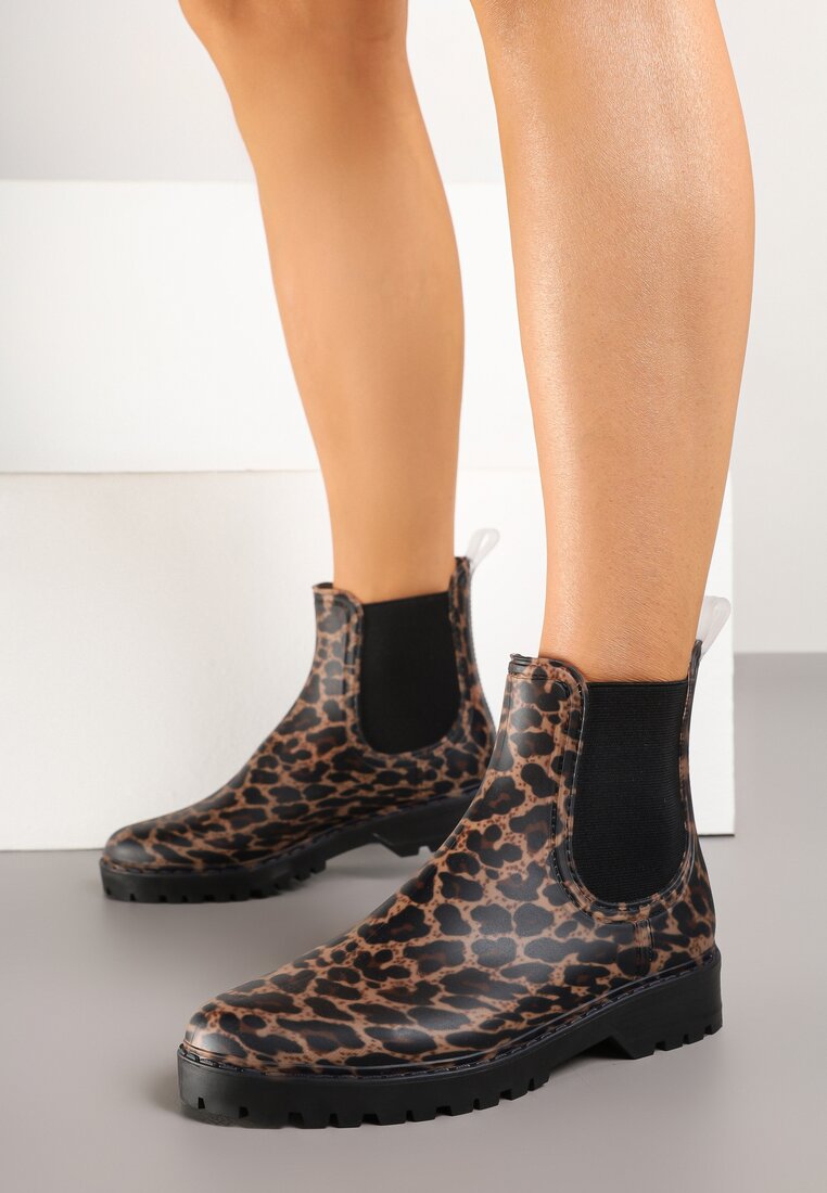 Cizme de cauciuc  Sarela Imprimeu leopard