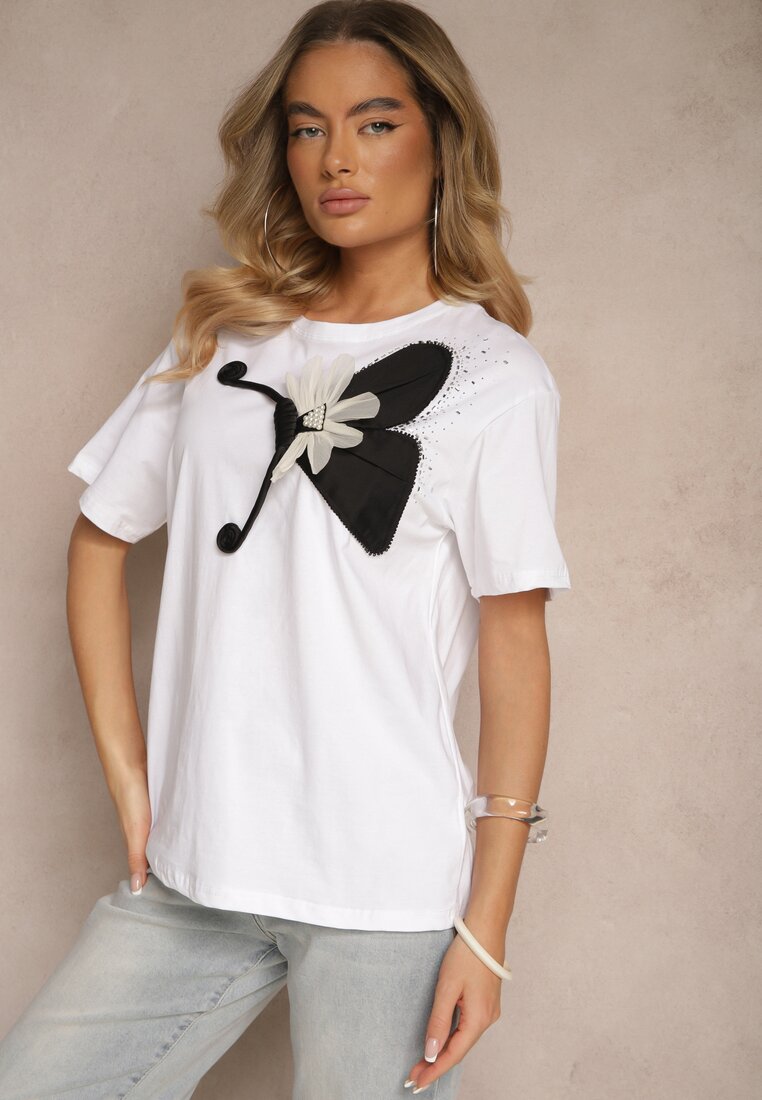 T-shirt Sanastris Alb