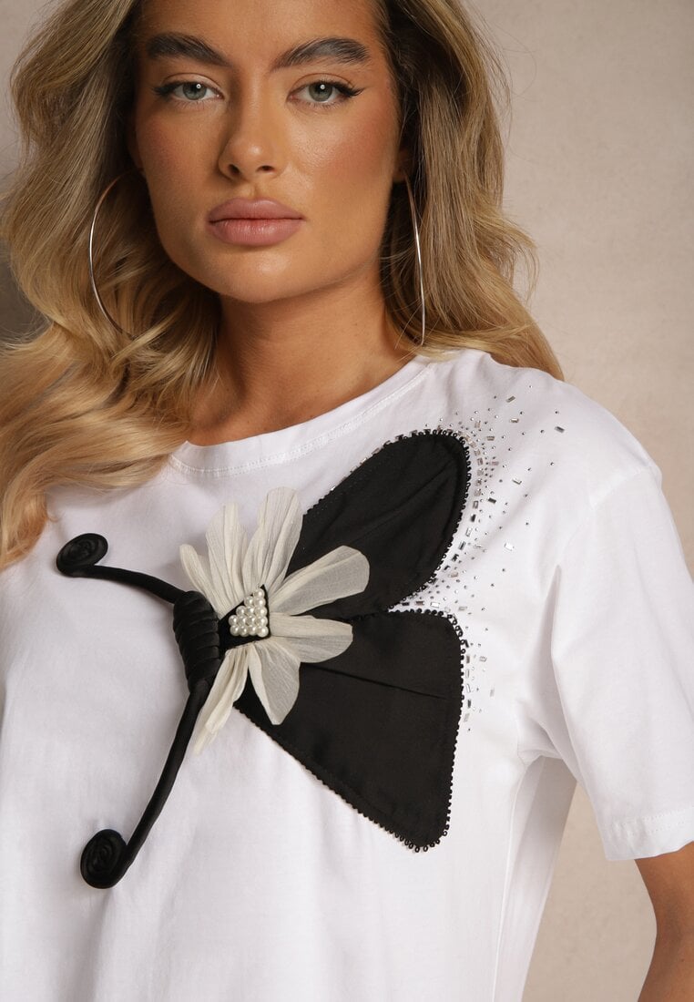 T-shirt Sanastris Alb