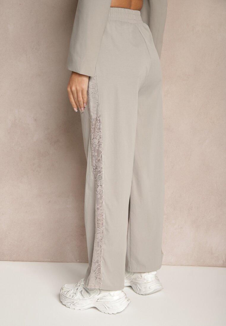 Pantaloni Efandiela Gri deschis