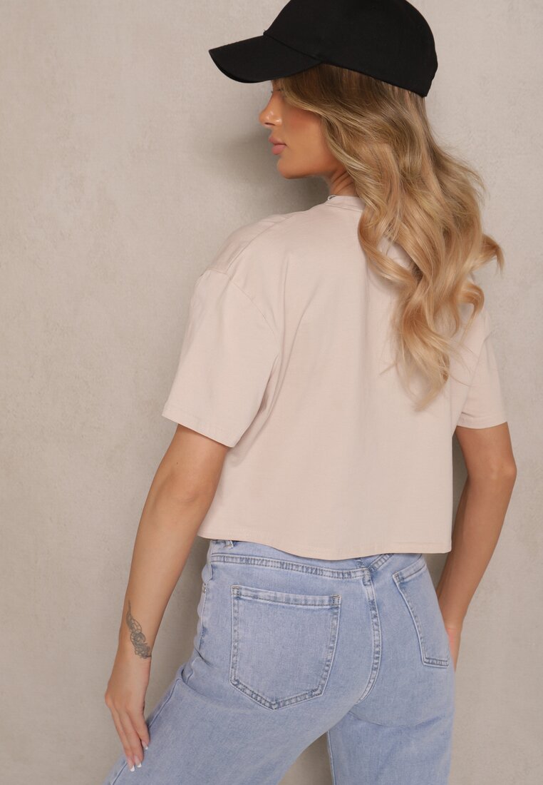 T-shirt Sannovia Bej închis