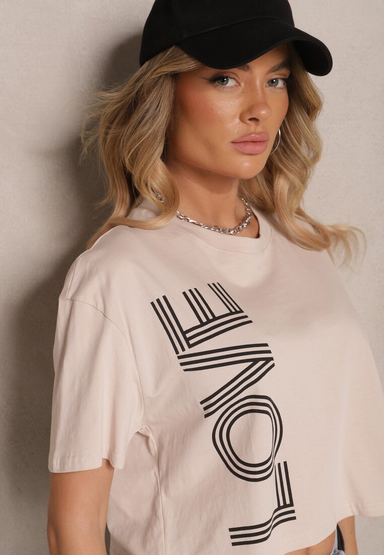 T-shirt Sannovia Bej închis