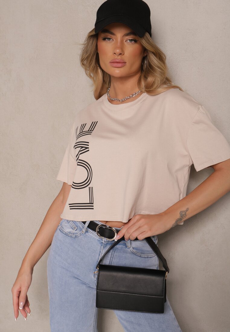 T-shirt Sannovia Bej închis