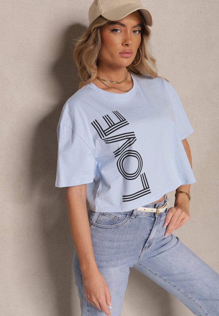 T-shirt Sannovia Albastru
