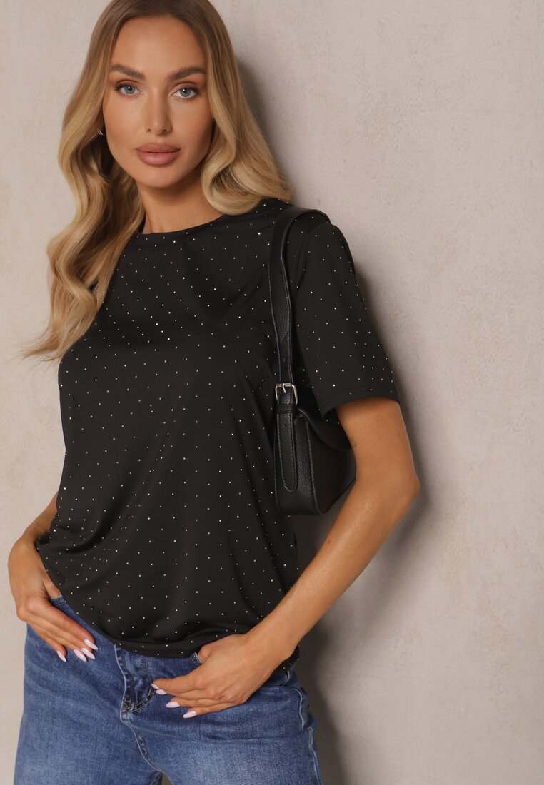 T-shirt Sanelisea Negru