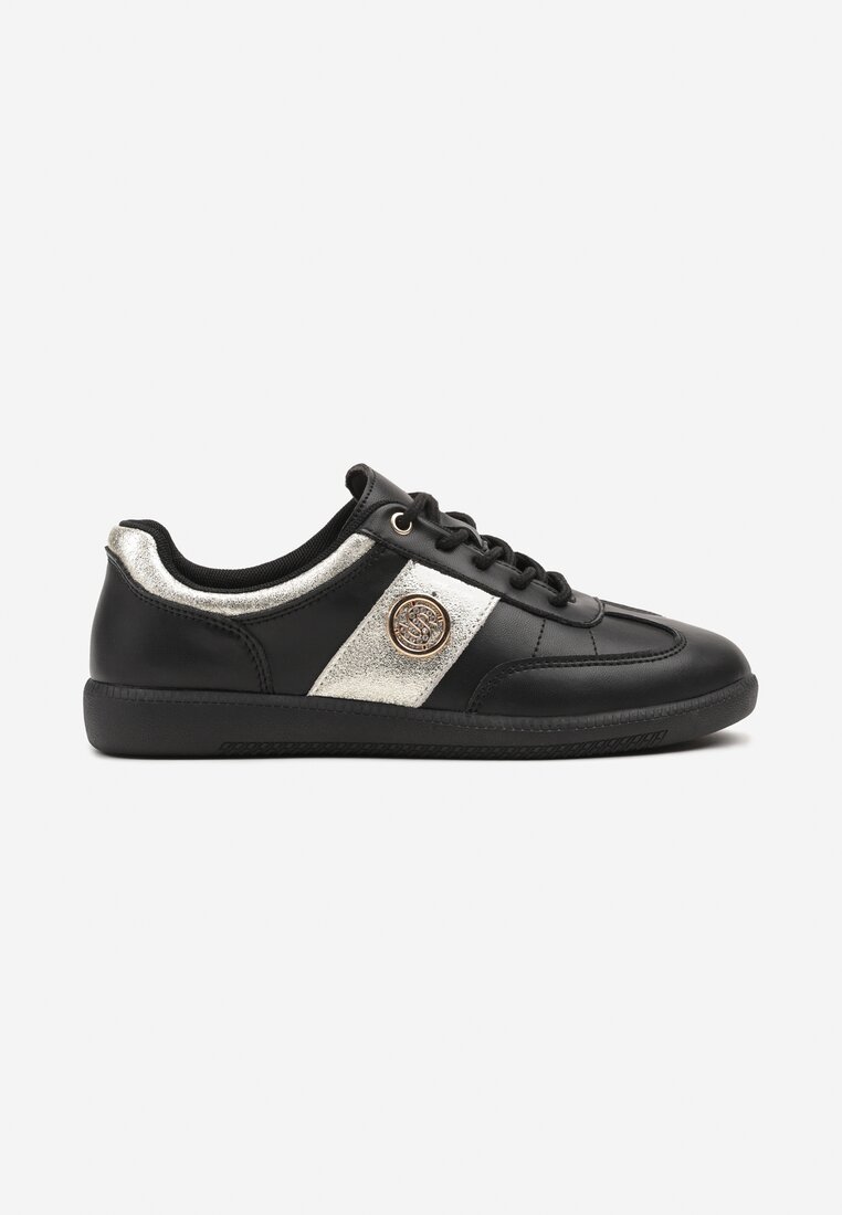 Sneakers Ollisena Negru cu argintiu