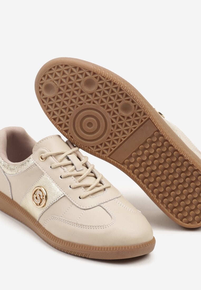 Sneakers Ollisena Bej închis