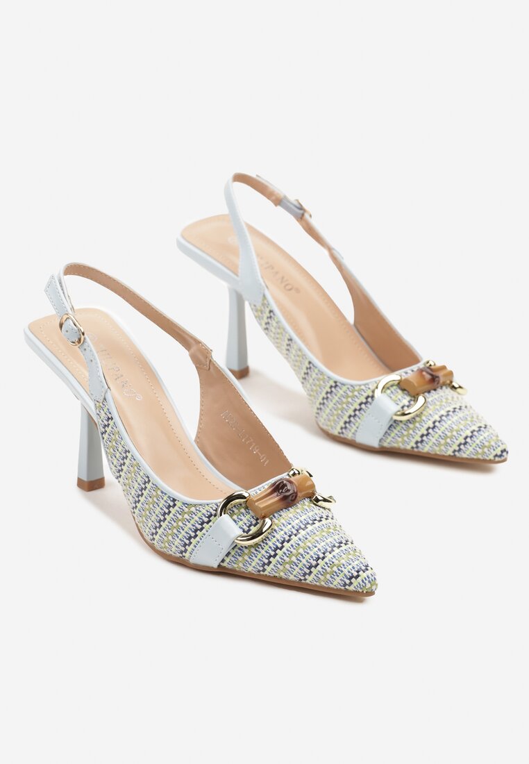 Pantofi stiletto Avenis Albaștri