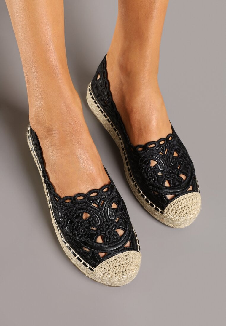 Espadrile Nelariss Negre