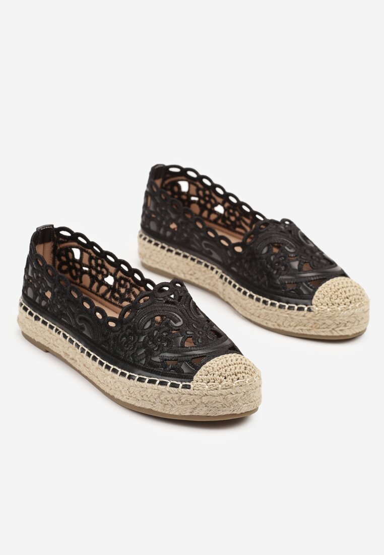 Espadrile Nelariss Negre