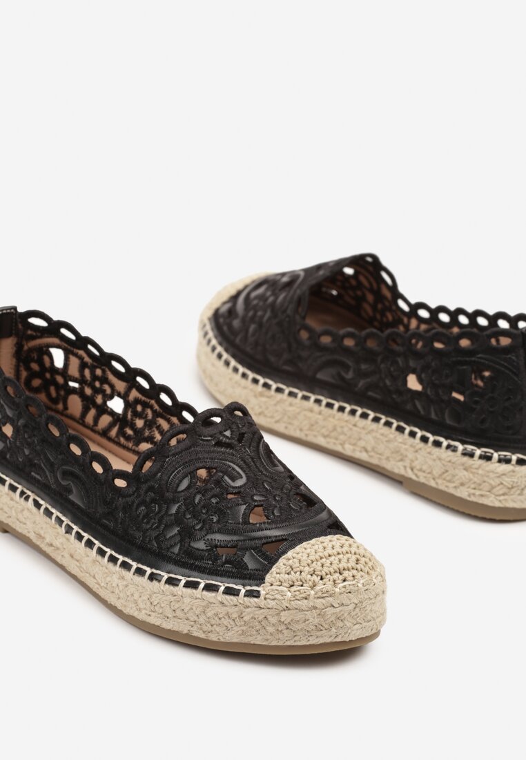 Espadrile Nelariss Negre