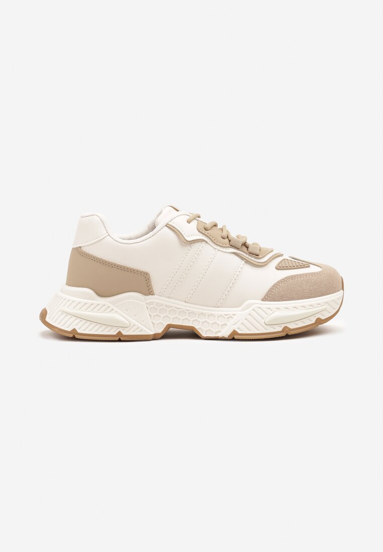 Sneakers Isallena Bej închis