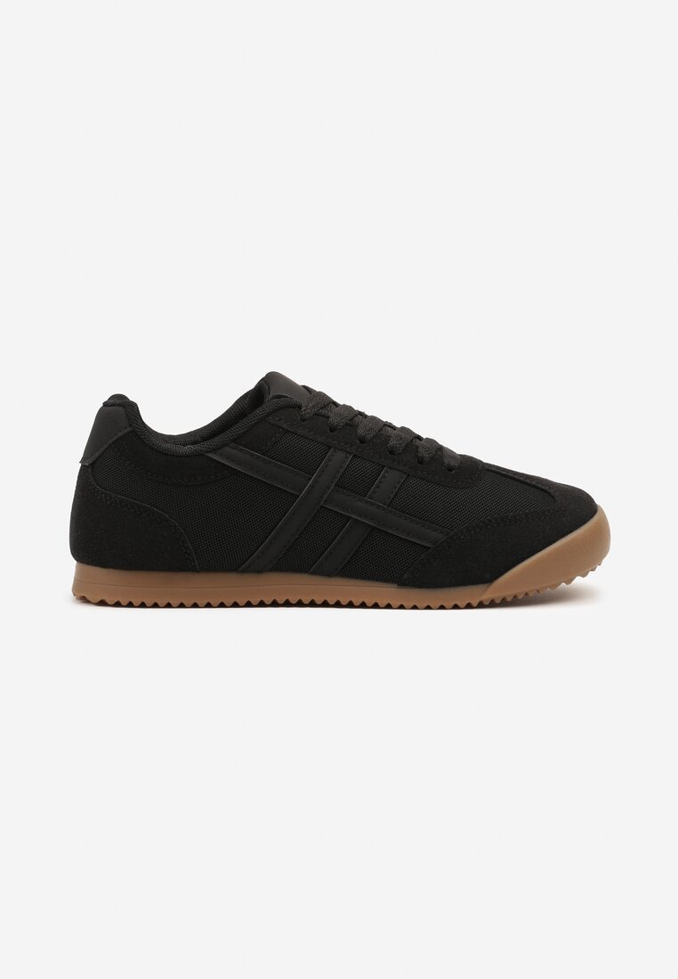 Czarne Sneakersy Typu Klasyczne Tenisówki Isnnoria