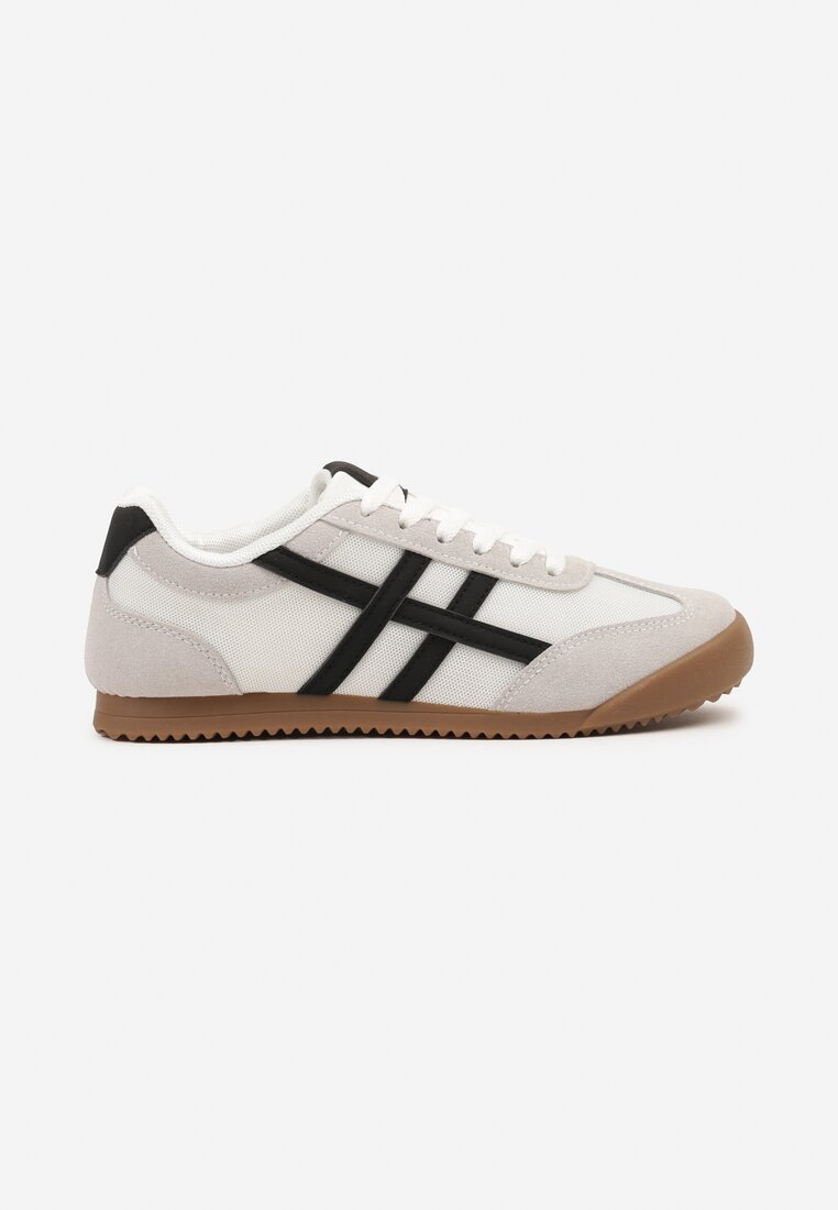 Białe Sneakersy Typu Klasyczne Tenisówki Isnnoria