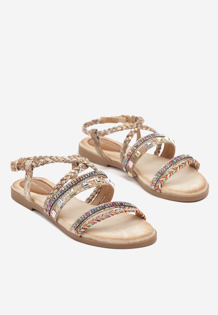 Sandale Pillitte Print piele de șarpe