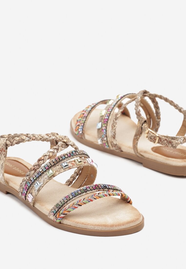 Sandale Pillitte Print piele de șarpe