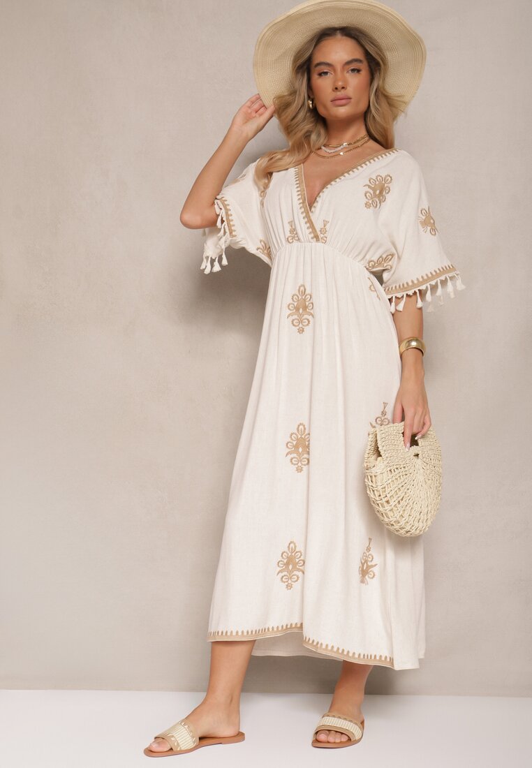 Rochie Deselira Bej