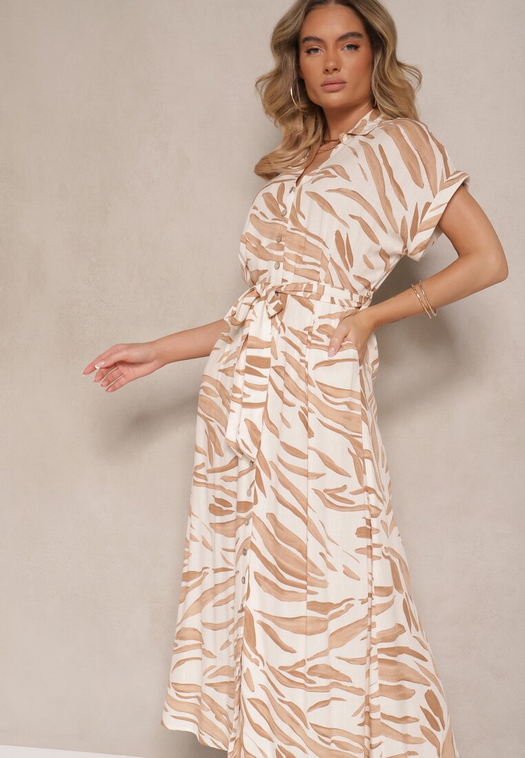Rochie Florloti Bej deschis