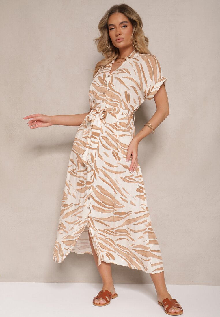 Rochie Florloti Bej deschis