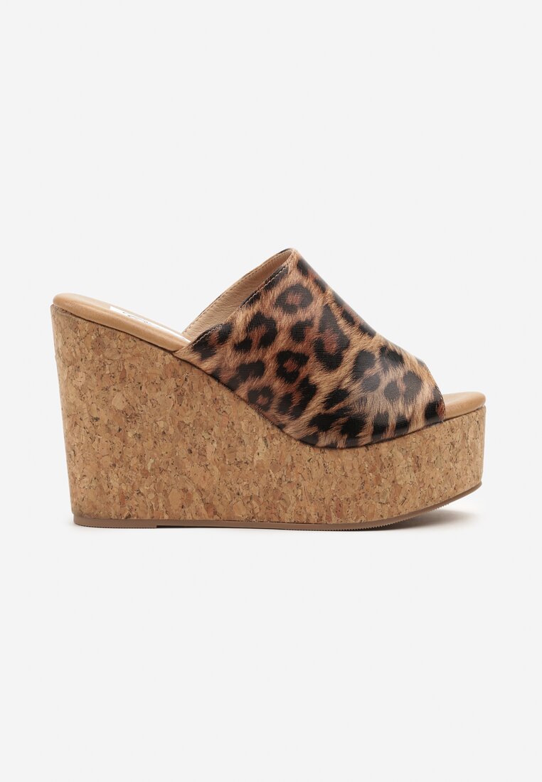Papuci Jordiva Imprimeu leopard