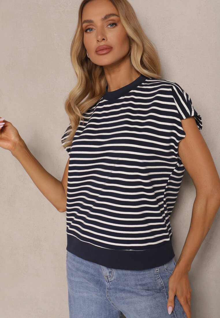 T-shirt Nuriselle Bleumarin