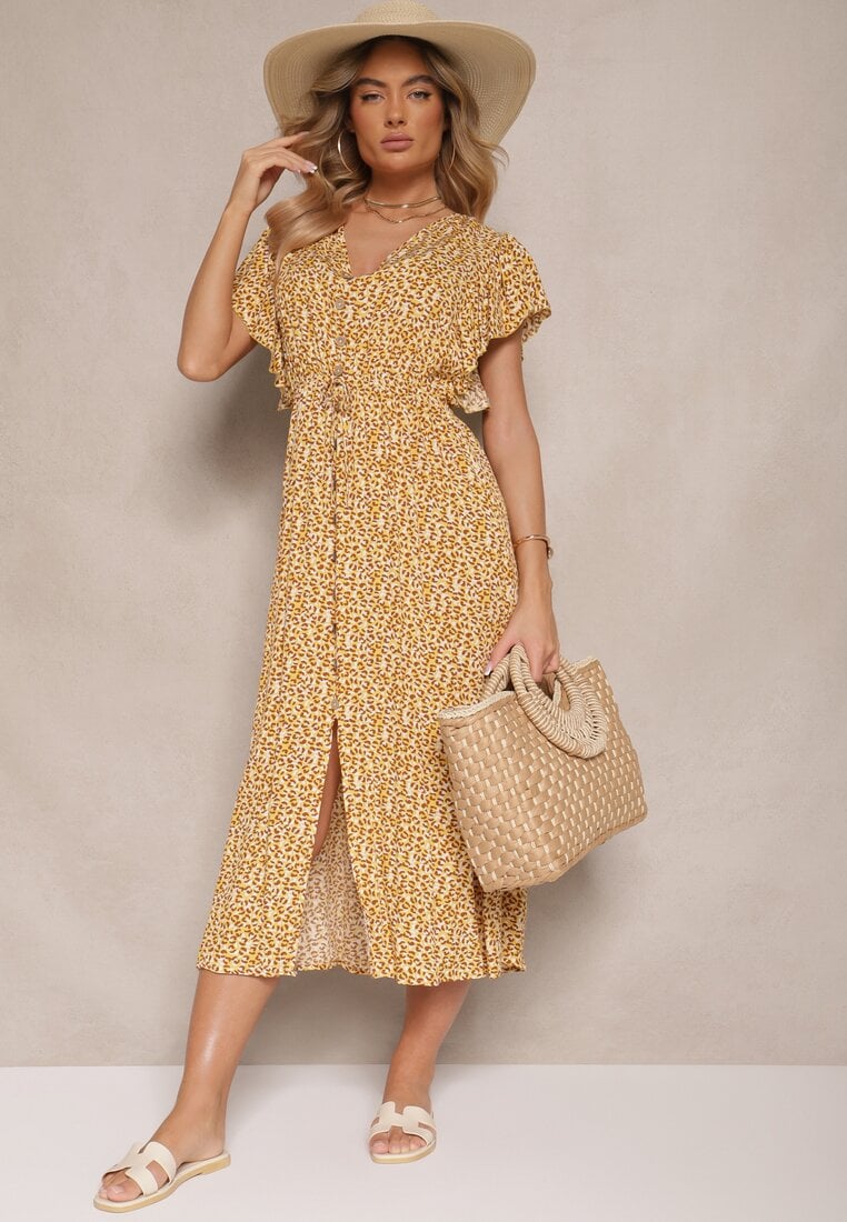 Rochie Aluvellae Galbenă