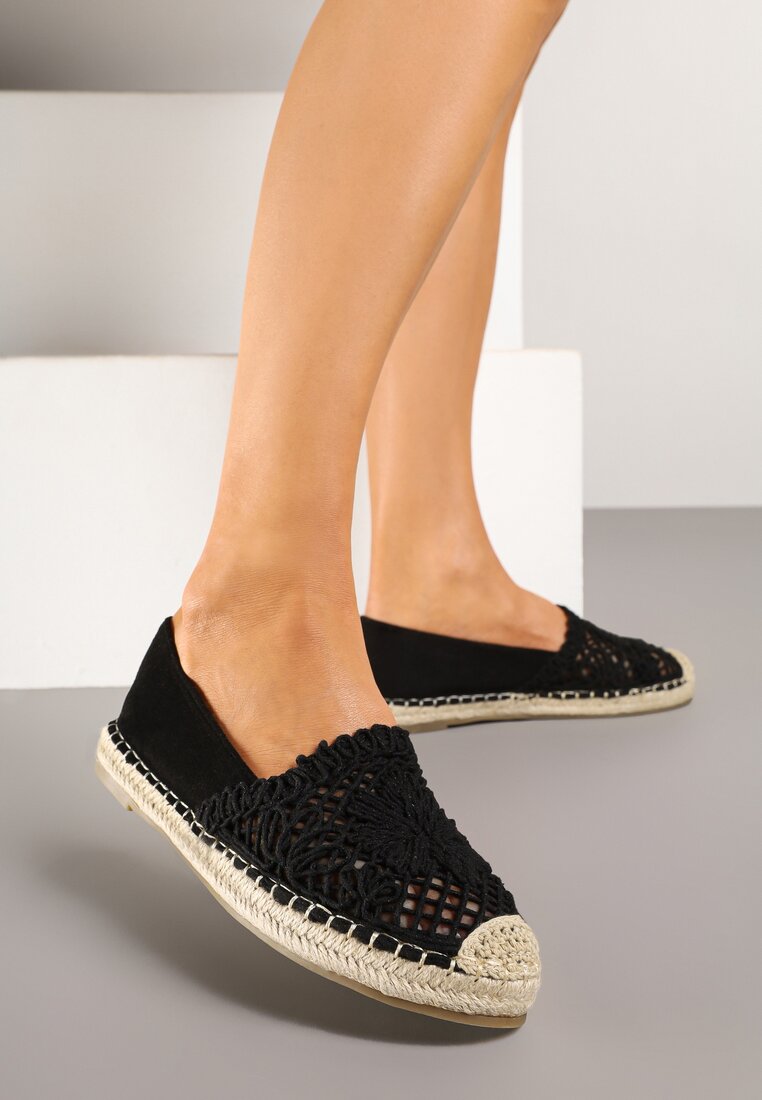 Espadrile Nusariana Negre