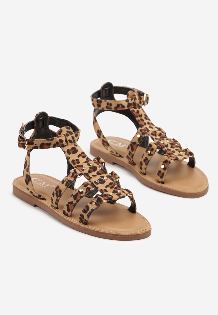 Sandale Desarisa Imprimeu leopard