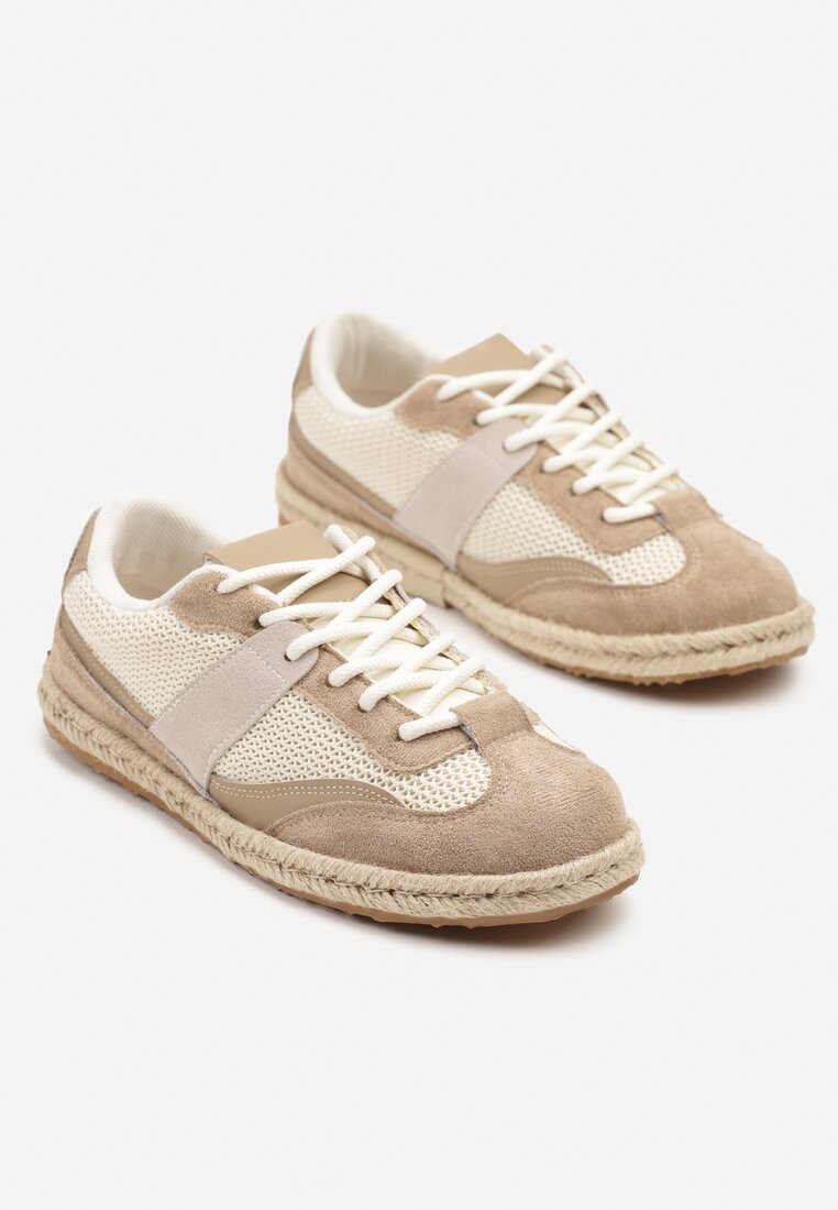 Sneakers Grelloti Bej închis