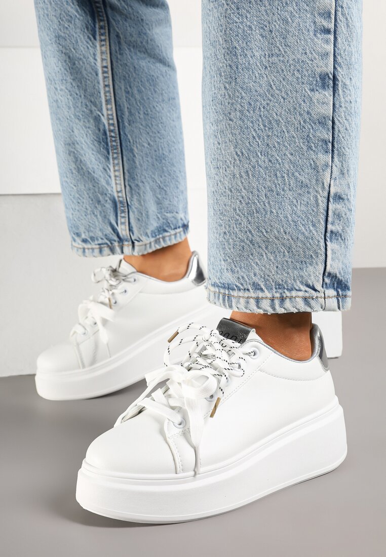 Sneakers Zdivoria Argintii