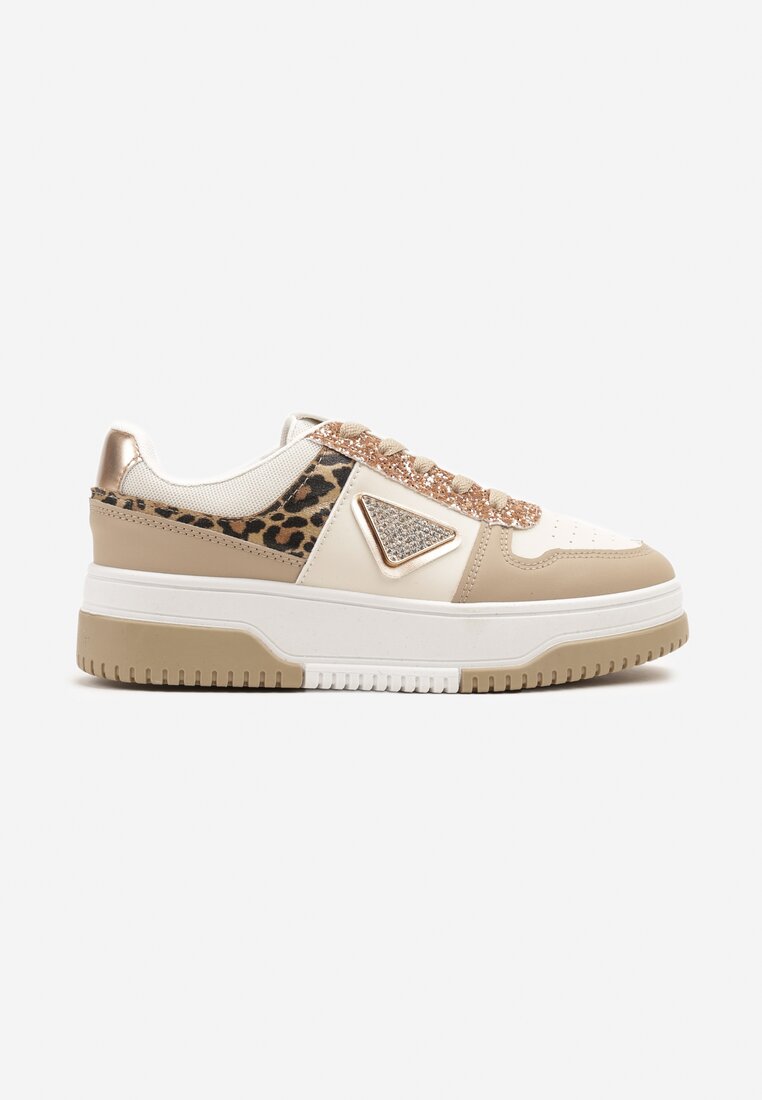 Sneakers Tillidara Bej închis