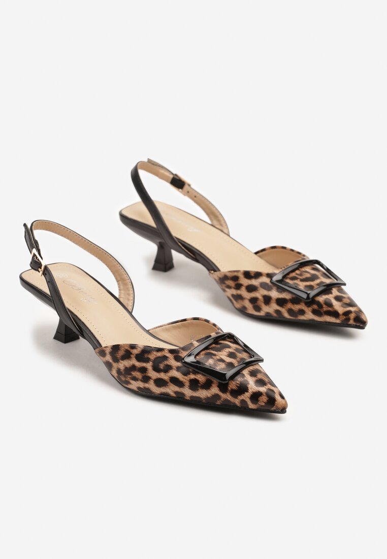 Sandale Lavloti Imprimeu leopard