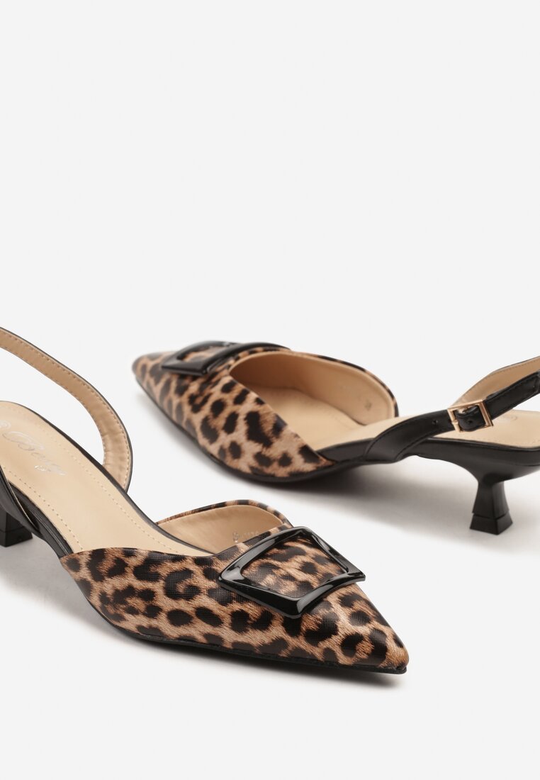 Sandale Lavloti Imprimeu leopard
