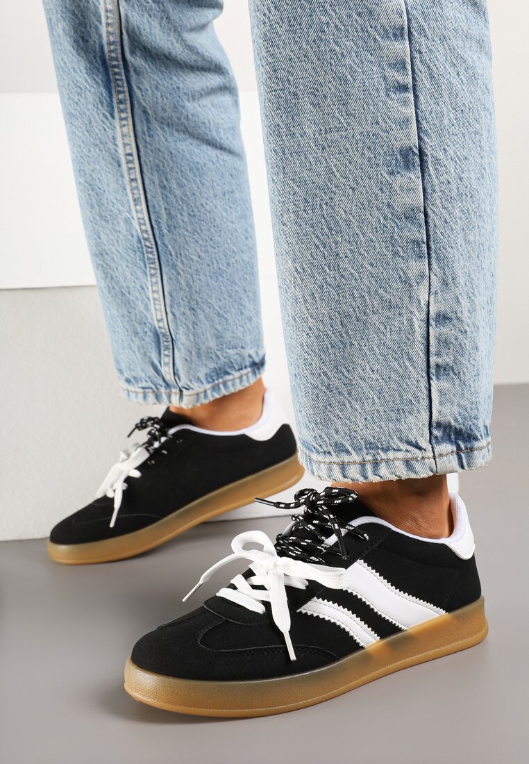 Sneakers Lorlevia Negru cu alb