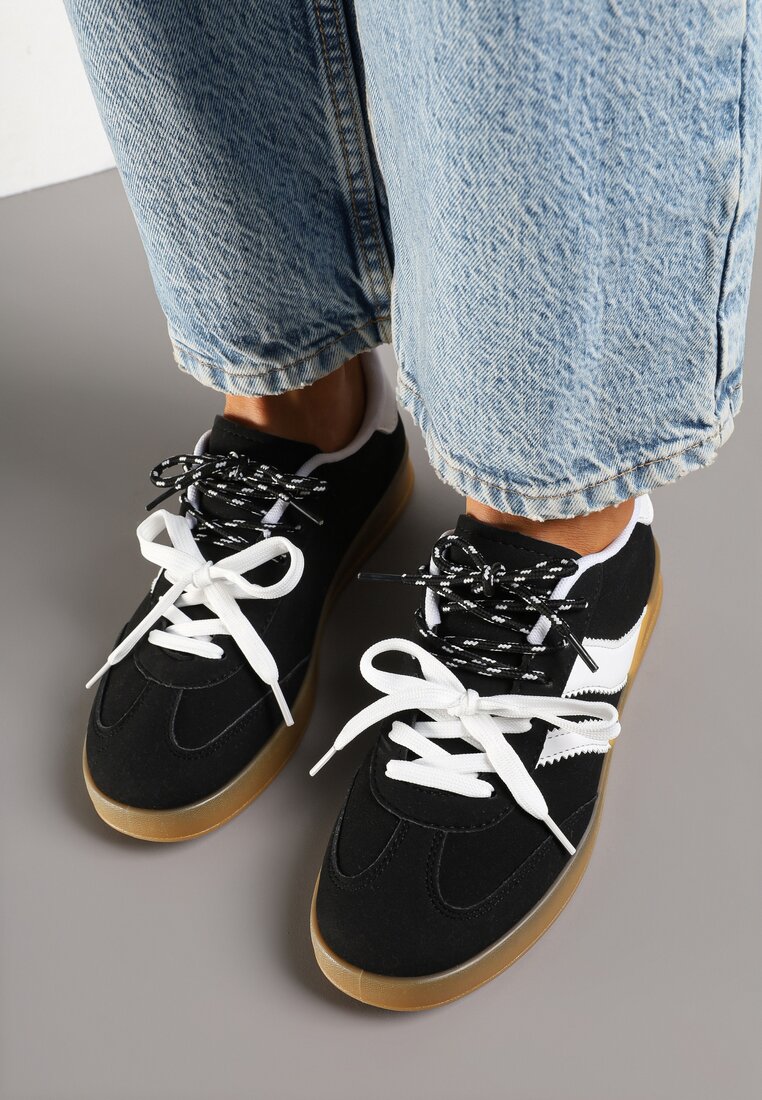 Sneakers Lorlevia Negru cu alb