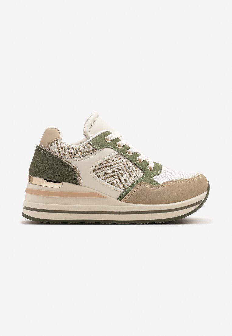 Sneakers Tillineira Bej închis