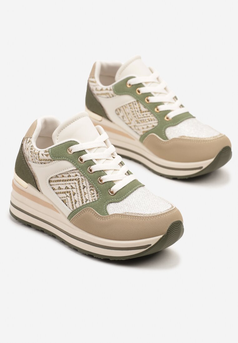 Sneakers Tillineira Bej închis