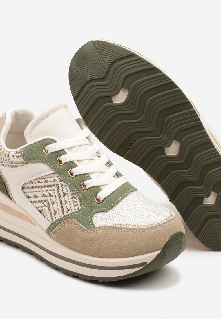 Sneakers Tillineira Bej închis