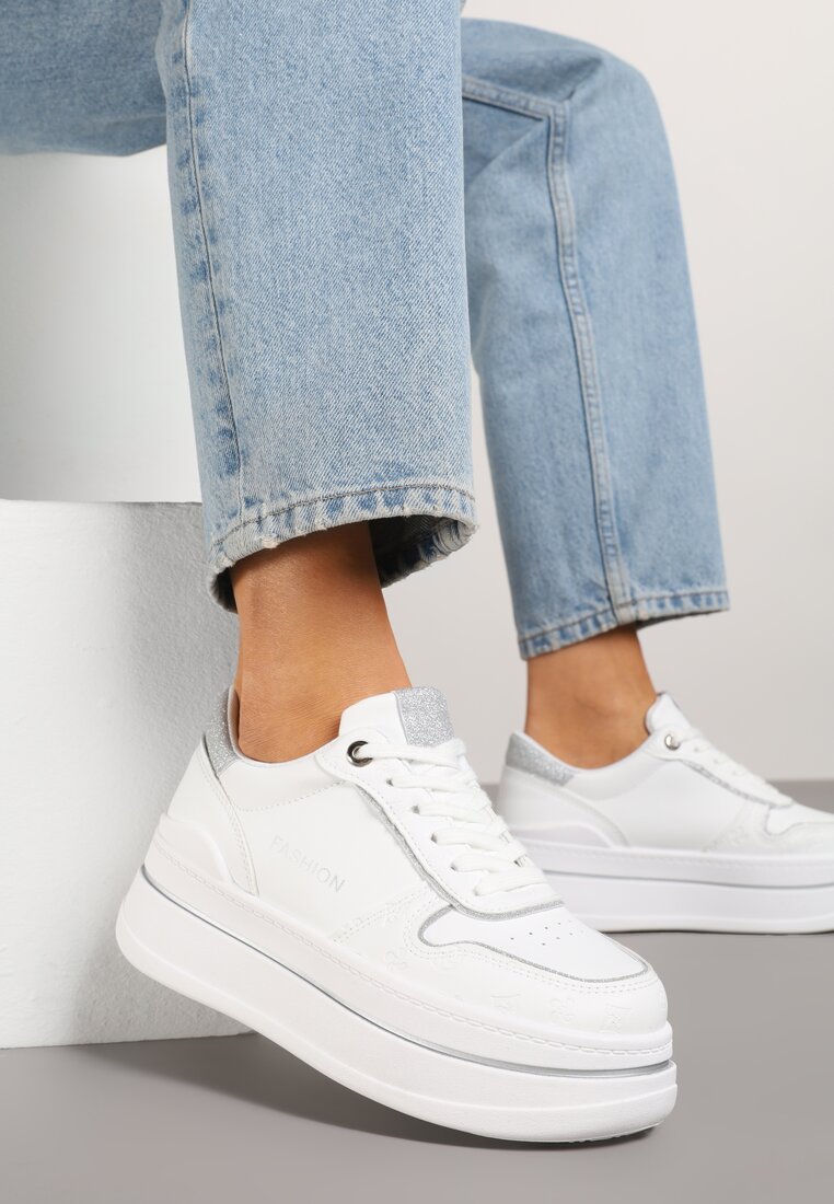 Sneakers Udivoria Argintii