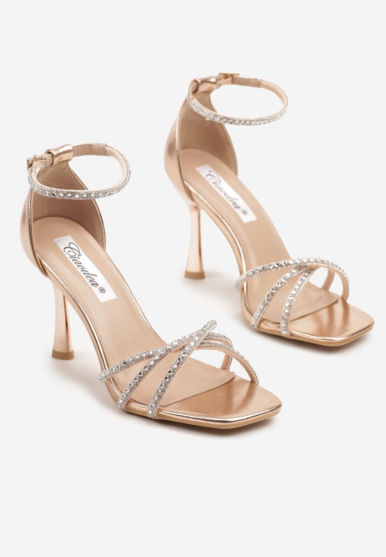 Sandale Beltewi Culoarea șampaniei