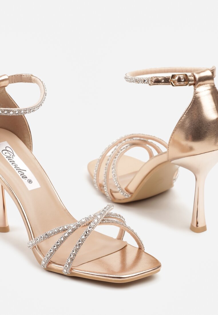 Sandale Beltewi Culoarea șampaniei